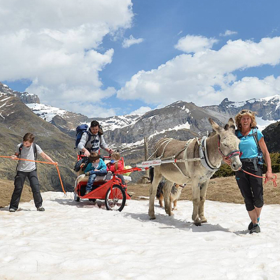 Escargoline , pour personnes à mobilité réduite à la montagne