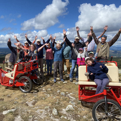 Remise de la 100ème Escargoline au Mont Lozère - juin 2022