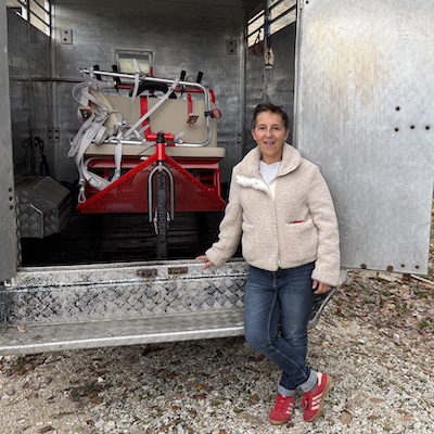 L'Anerie du Soulier vient prendre possession de son Escargoline
