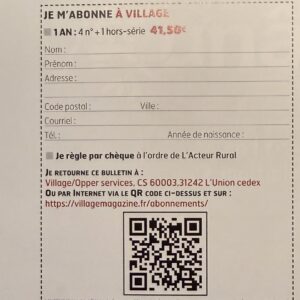 Lire la suite à propos de l’article La revue « Village »