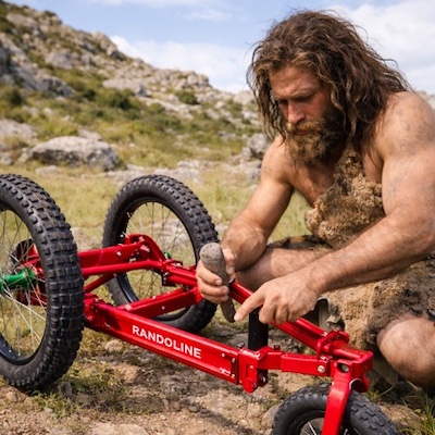 Photo rarissime d'un homme de Néandertal assemblant une Escargoline