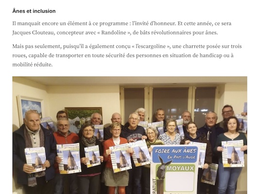 Fête des ânes de Moyaux 2026